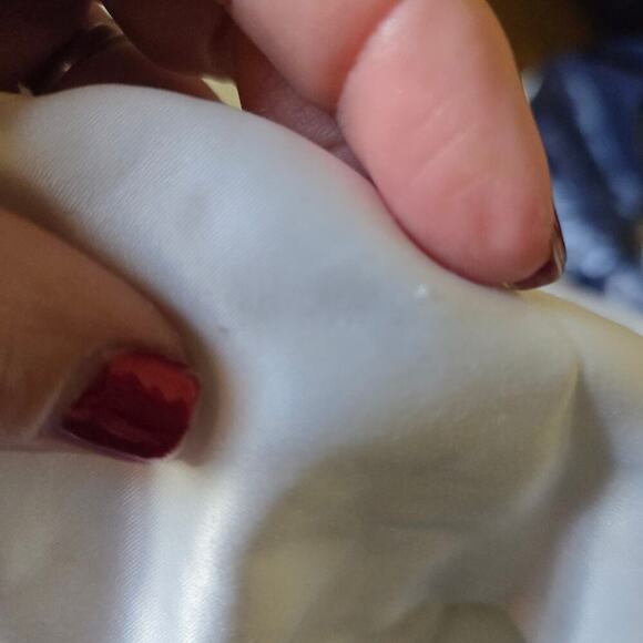 Zara Collection women's crochet satin trim sundress white Size Med beachy Boho - Picture 9 of 10